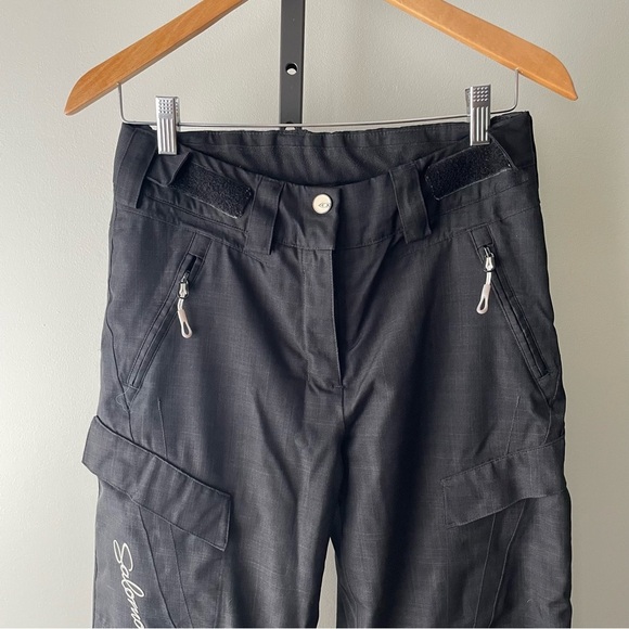 Salomon Fantasy ll Pants Waterproof Snow Pant Insulated Women’s Size Small - Picture 8 of 9